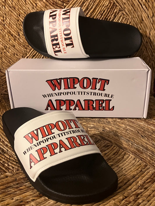 WHENIPOPOUTITSTROUBLE APPAREL MENS' SLIDES (TYPE-3)